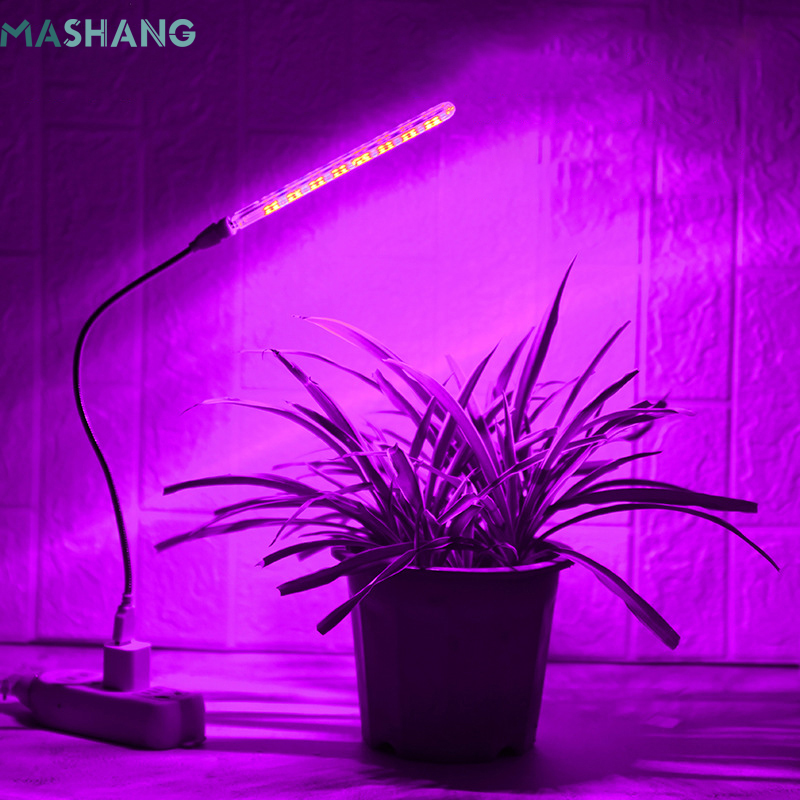 식물에 대 한 성장 Led 빛 수경 법 온실에 대 한 전체 스펙트럼 DC5V Usb Phyto 램프 즙이 많은 꽃 레드/블루 성장 빛